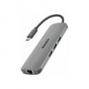 Adaptador SITECOM Usb-c a 3XUSB-A/HDMI/RJ45/SD (CN-382)