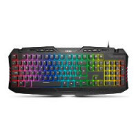 Teclado Gaming KROM Kyra Led Rgb USB Negro (nxKROMkyra)