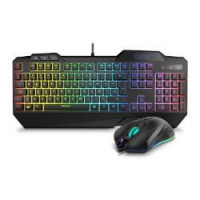 T+ratón KROM Krusher Sp Rgb USB Negro (nxKROMkrshrsp)