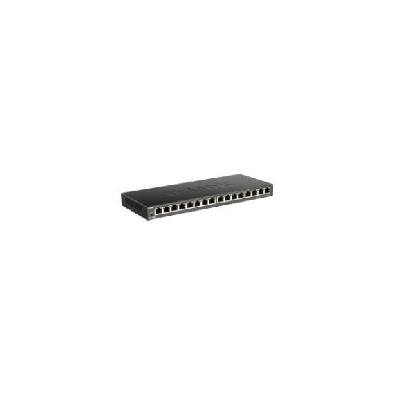 Switch D-LINK 16P 10/100/1000 Negro (DGS-1016S)