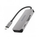 Lector de Tarjetas SITECOM Hub 2XUSB-C 3.0 (CN-406)