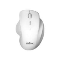 Ratón NILOX óptico Rf 3200DPI Plata/blanco (NXMOWI3002)