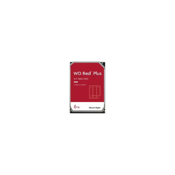 Disco Wd Red Plus 3.5" 6TB SATA3 256MB (WD60EFPX)  WESTERN DIGITAL