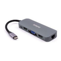 Docking NILOX Usb-c a HDMI/VGA/RJ45/USB-C (NXDSUSBC03)