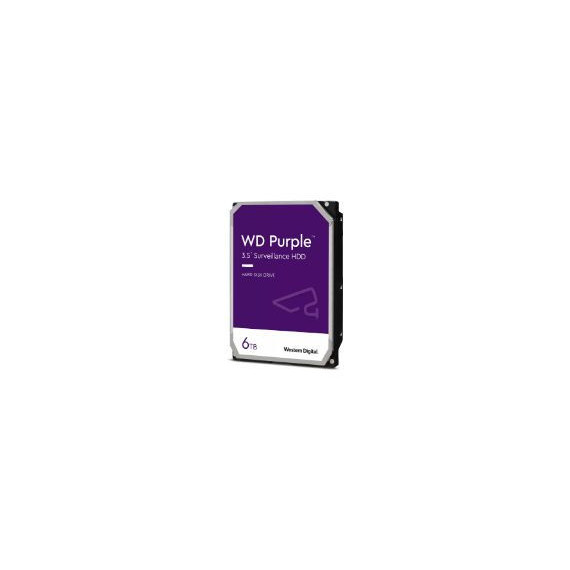 Disco Wd Purple 3.5" 6TB SATA3 256MB 5400RPM (WD64PURZ)  WESTERN DIGITAL