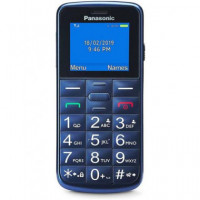 PANASONIC Telefono Movil KX-TU110EXC Azul Dual Sim, Teclas Grandes, Boton Sos, Bluetooth, Micro Sd