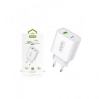 ACCETEL Adaptador Corriente Tipo C+ USB AC520W 2.4AMP 12W Blanco