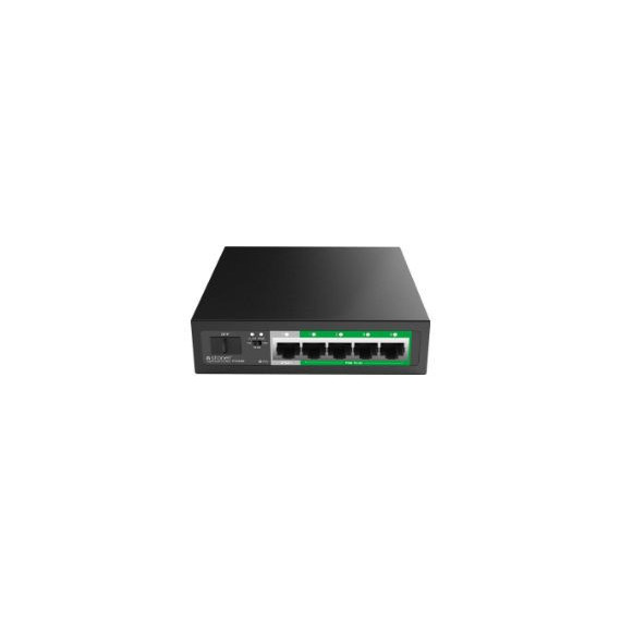 Switch STONET 5P 10/100/1000 1XSFP Poe Negro (P106GC)