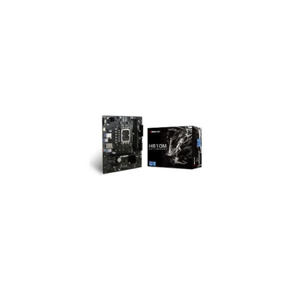 BIOSTAR H610MHP: (1700) 2DDR4 SATA3 VGA HDMI RJ45 Matx