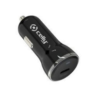 Cargador Coche CELLY 20W 1XUSB-A 2.0 Negro (RTGCC20WBK)