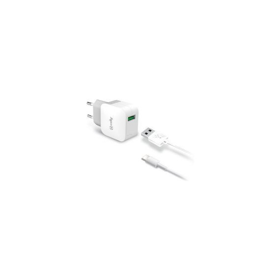 Cargador de Pared CELLY 1USB-A Cable Usb-c (tcusbtypec)