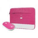 Funda+raton PANTONE 15.6" Wireless Rosa (PT-BGMS001P1)