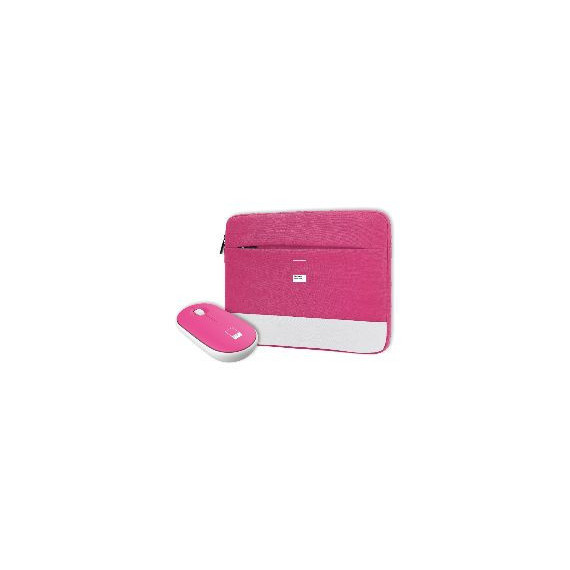 Funda+raton PANTONE 15.6" Wireless Rosa (PT-BGMS001P1)