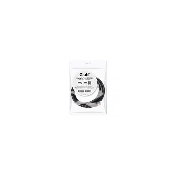 Cable CLUB 3D Displayport 1.4 HBR3 M/m 2M (CAC-2068)