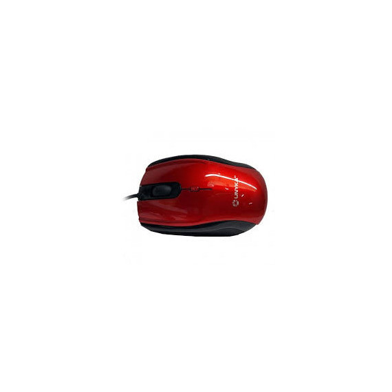 Ratón UNYKA UK-A800 óptico Usb-a 1600DPI Rojo (50540)