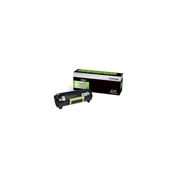 Toner LEXMARK Laser 512H Negro 5000 Páginas (51F2H00)