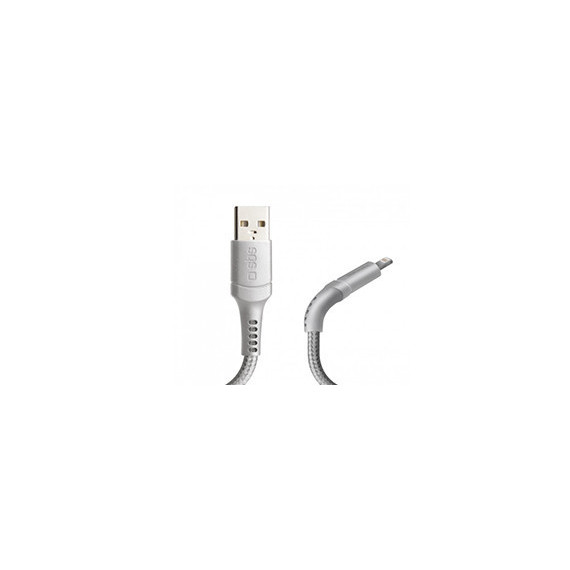 Cable SBS USB a Lightning 1M Gris (TECABLELIGUNB1W)