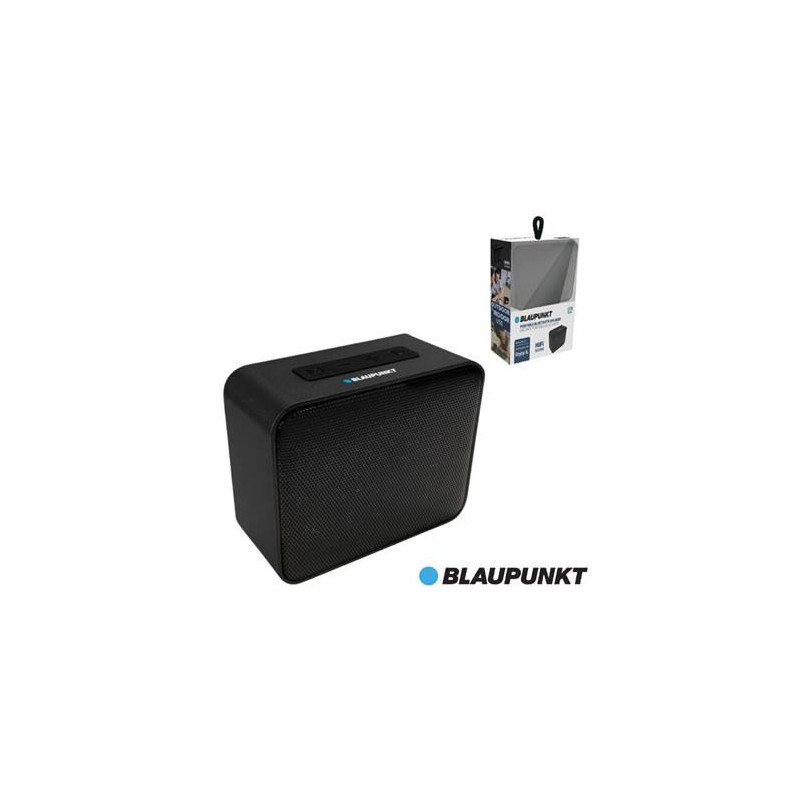 BLAUPUNKT Altavoz Bluetooth 5W V5.0 FM/Micro SD/USB Negro