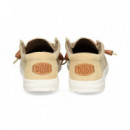 Deportivo Wallabee Cuero  HEY DUDE