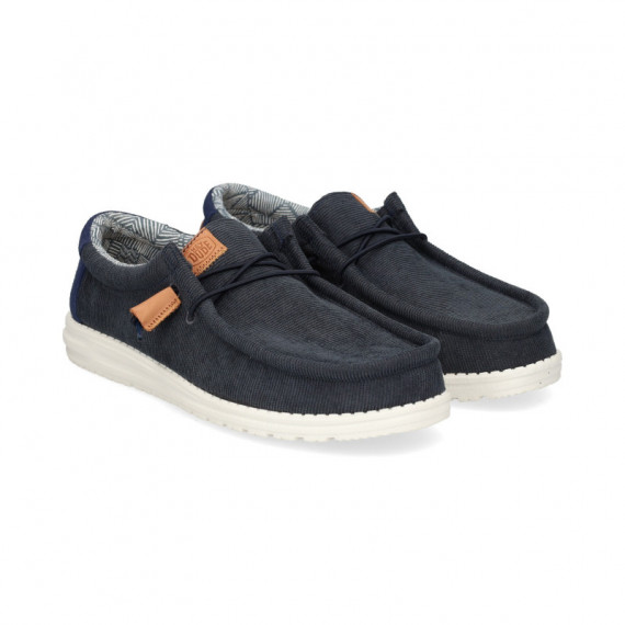 Deportivo Wallabee Marino  HEY DUDE