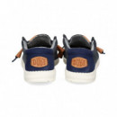 Deportivo Wallabee Marino  HEY DUDE