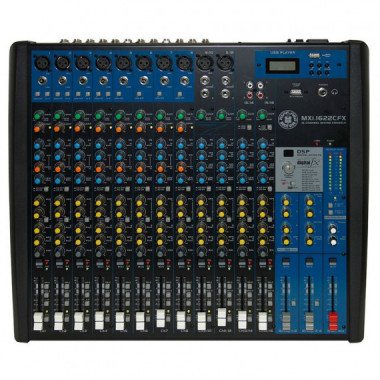 TOPP PRO MXI.16CFX Mesa Mezclas 10 Mic 4 Line Stereo 3 Aux Efecto 2 Group U