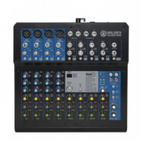 TOPP PRO MXI.12FX Mesa Mezclas 4 Mic 4 Line Stereo Efecto Ctrl Room