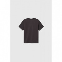 Camisetas Hombre Camiseta Double a By WOOD WOOD Ace Black Coffee