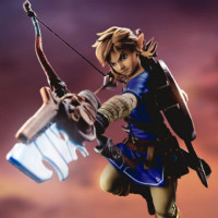 Figura Link la Leyenda de Zelda Breath Of The Wild  FIRST 4 FIGURES