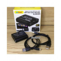 ANDOWL Capturador de Video con Audio Q-HD485
