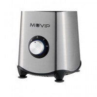 MUVIP Batidora de Vaso Cristal Inox 1300W 1.5LTRS MV0259