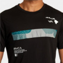 Camiseta RVCA Hawaii Bar Topo Camo