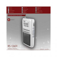 SAMI Radio Digital de Bolsillo RS-12601 Fmm/micro Sd/carga Micro Usb/ Bateria 500MAH
