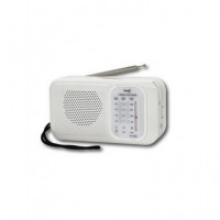 SAMI Radio Portatil Am/fm/sw RS-2929 Edicion Blanca Pilas y Corriente Blanco