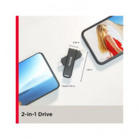 SANDISK Pendrive Ixpand 256GB USB C a Lightning para Iphone