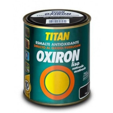 Pintura Titan Oxiron esmalte antioxidante efecto forja satinado 750 ml