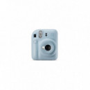 FUJIFILM Camara Mini Instax 12 Kit Color Azul  + Papel 10 Fotos + 3 Portara Retratos