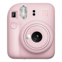 FUJIFILM Camara Mini Instax 12 Kit Color Rosa + Papel 10 Fotos + 3 Portara Retratos