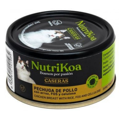 NUTRIKOA Cat Lata Casera Hairball 70 Gr