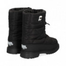 Botin Nylon Ajustable Negro  KARL LAGERFELD KIDS