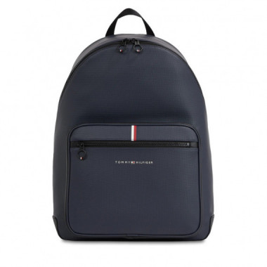 Th Essential Pique Backpack Space Blue  TOMMY HILFIGER