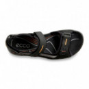 ECCO Sandalias Negras 06956450034-NEGRO