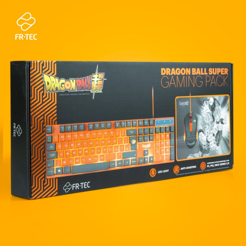 PC DRAGON BALL SUPER PACK KEYBOARD MOUSE ALFOMBRILLA Guanxe Atlantic