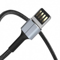 Cable Carga Rapida Slim USB Micro USB 2.4A 1 Metro Negro XO