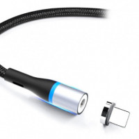 Cable Magnetico Micro USB Aluminio 1METRO 2A Led XO