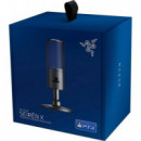Micrófono Seiren X PS4 Negro con Azul RAZER