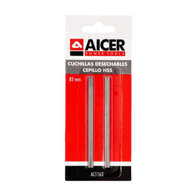 Cuchillas Desechables Cepillo 82X5.5X1.1MM AICER