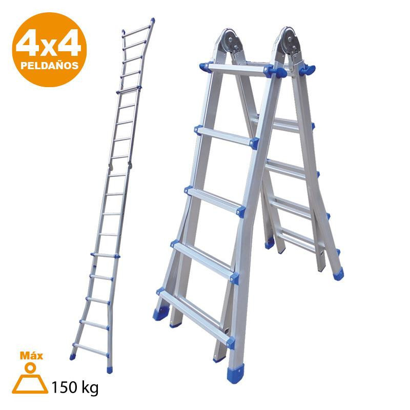 ESCALERA ALUMINIO REFORZADA 3 PELDAÑOS DE 120 MM AIRMEC