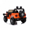 Coche Bateria Jeep Wrangler Rubicon Naranja