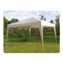 Carpa Plegable Metal 3X3 Metros Beige DONNA GARDEN